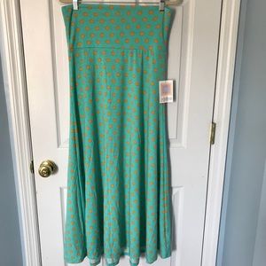 LuLaRoe | Maxi Skirt | Aqua | M